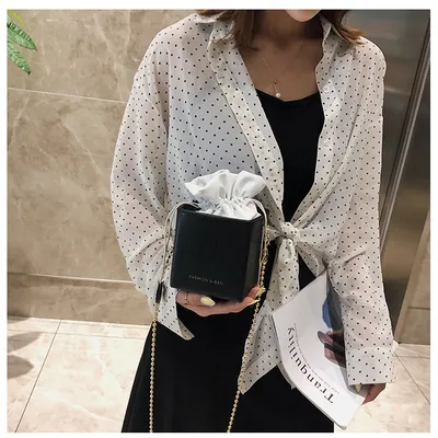 Women's bags new pumping bucket bag