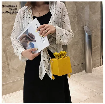 Women's bags new pumping bucket bag