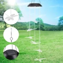 Solar wind chime solar lamp