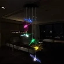 Solar wind chime solar lamp