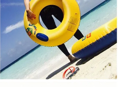 Silicone swimming ring rubber ring