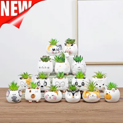 Ceramic flower pot