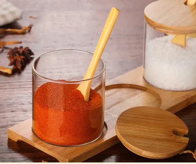 Glass seasoning bottle seasoning box set