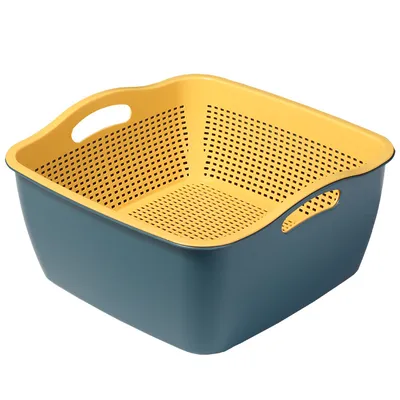 A basket for washing vegetables and fruit
