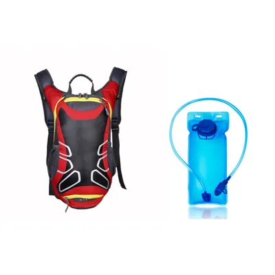 Red with bottle