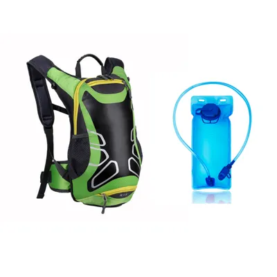 Green with bottle