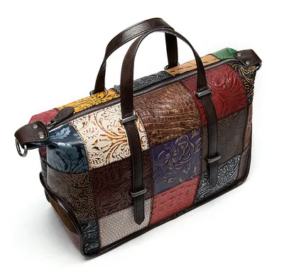 Cowhide women's handbag