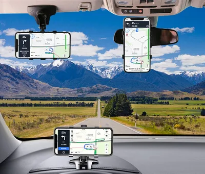 Car phone instrument panel bracket Car navigation