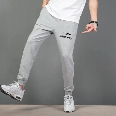 Closing loose leg pants men sweatpants
