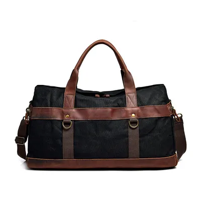 Waterproof oil wax canvas handbag