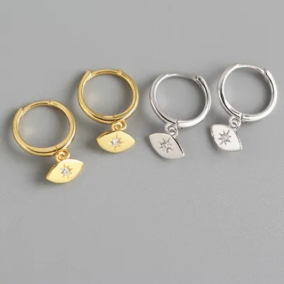 Light luxury eye earrings