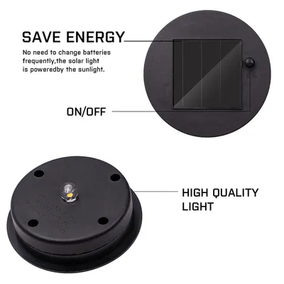 مصباح زخرفي خارجي مقاوم للماء بضوء LED بنظام LED