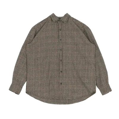 Men's long sleeve plaid shirt