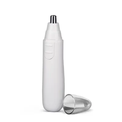 Portable electric nose hair trimmer