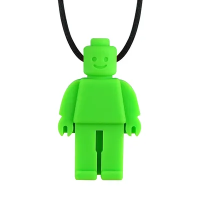 Silicone gutta percha sensory chewing Pendant