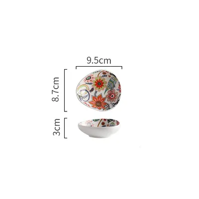 Creative single painted ceramic bowl