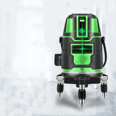 Green light infrared level meter