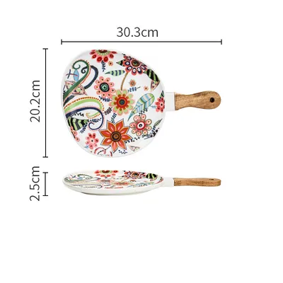 Creative single painted ceramic bowl