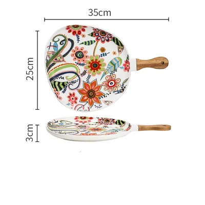 Creative single painted ceramic bowl