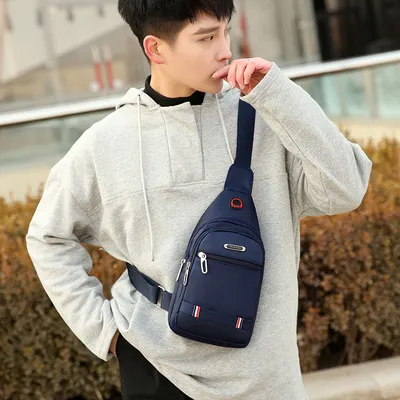 Oxford cloth shoulder messenger bag