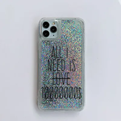 Liquid quicksand dynamic mobile phone case