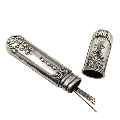 Hand-sewing sewing box needle storage tube