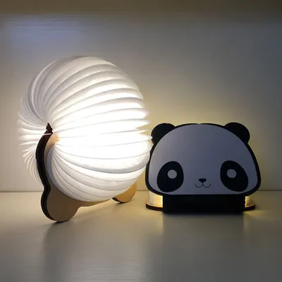 ضوء كتاب باندا الملون LED