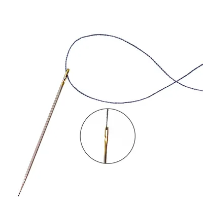 Hand-sewing sewing box needle storage tube