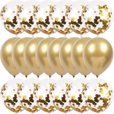 Sequined metal balloon