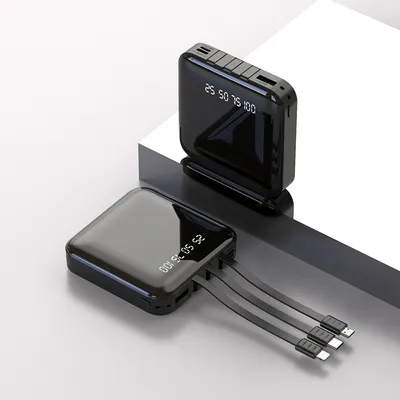 Mini creative own cable power bank