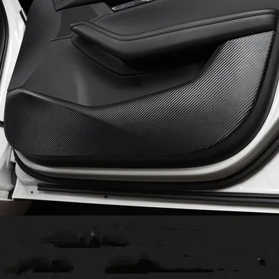 Door anti-kick sticker, gear panel interior sticker