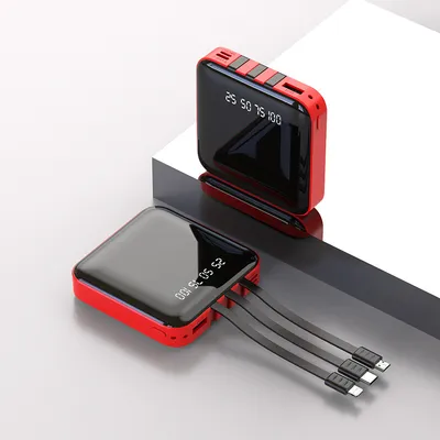 Mini creative own cable power bank