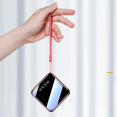 Mini creative own cable power bank
