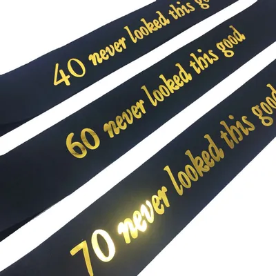Birthday digital party etiquette belt