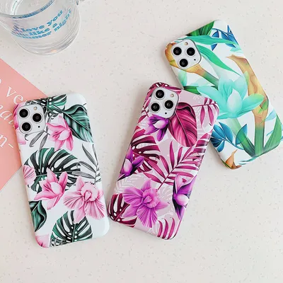 Purple banana leaf leaves and flowers
