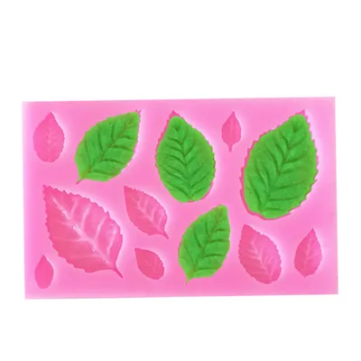 Leaf Maple Leaf Silicone Mold Leaf Cake Mold Fondant Chocolate Cake Decoration Mold