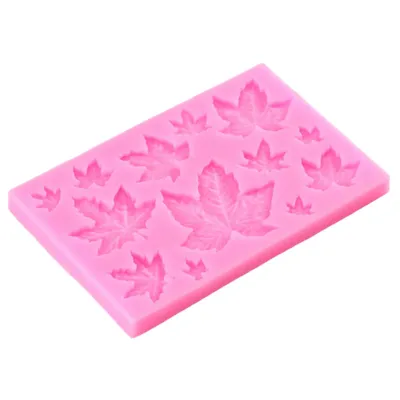 Leaf Maple Leaf Silicone Mold Leaf Cake Mold Fondant Chocolate Cake Decoration Mold