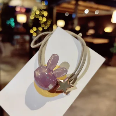 Purple rabbit