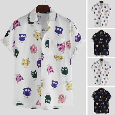 Slim Tops men shirts Printed