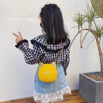Cat ear messenger bag