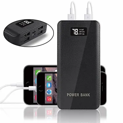 بنك طاقة بأربعة منافذ USB