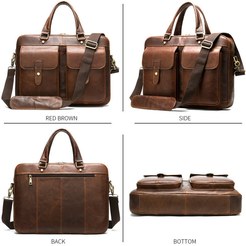 Single shoulder business computer bag