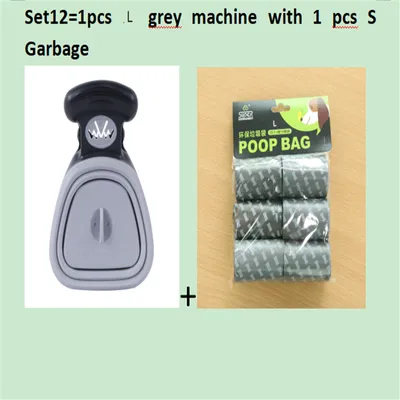 Dog Pet Travel Foldable Pooper Scooper With 1 Roll Decomposable bags Poop Scoop