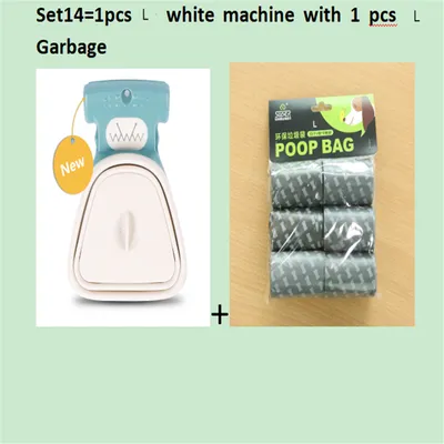 Dog Pet Travel Foldable Pooper Scooper With 1 Roll Decomposable bags Poop Scoop