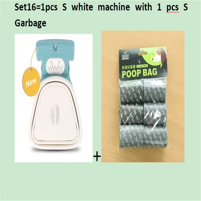 Dog Pet Travel Foldable Pooper Scooper With 1 Roll Decomposable bags Poop Scoop
