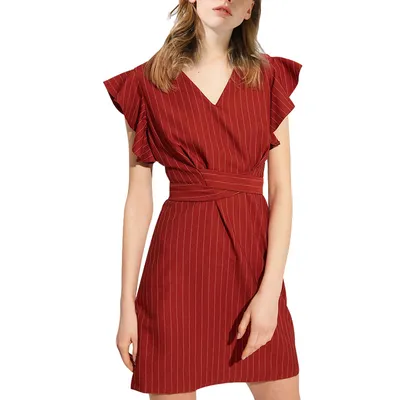 Light ripe stripe dress