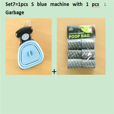 Dog Pet Travel Foldable Pooper Scooper With 1 Roll Decomposable bags Poop Scoop