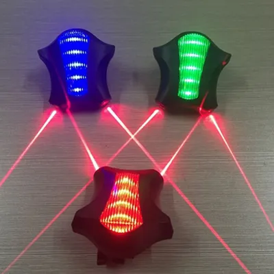 Bicycle laser tail light