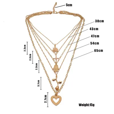 Vintage necklace pendant alloy necklace