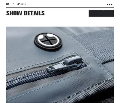 Outdoor fitness waterproof sports waist bag